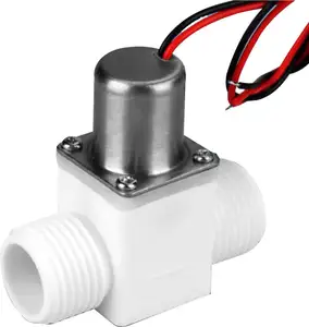 Dc dekoratif kapak plastik solenoid su vanası