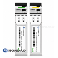 Transceptor SFP+ BiDi de 10G, 1270/1330nm, Fibra Única Simplex LC, 20km, Par de Módulos Ópticos