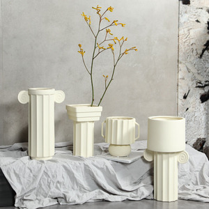 Vaso in <span class=keywords><strong>Ceramica</strong></span> Grande all'Ingrosso, Articolo Decorativo Creativo, Vaso Semplice per Fiori Secchi, Stoviglie in <span class=keywords><strong>Ceramica</strong></span> - Product Image 4