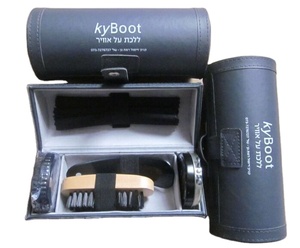 Дорожный набор для блеска обуви, набор для полировки обуви, звуковой сигнал для обуви + щетка для обуви + губка для обуви + ткань для обуви + воск для обуви - Product Image 4