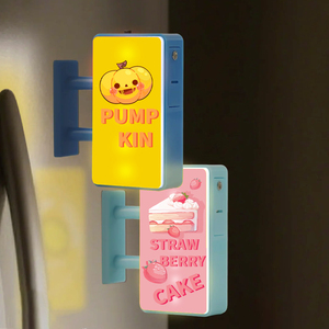 Autocollant magnétique personnalisé pour mini réfrigérateur Boîte à lumière Logo personnalisé Autocollant magnétique pour réfrigérateur Cadeau personnalisé - Product Image 1