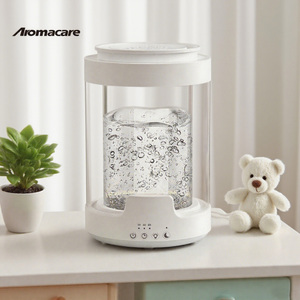 Aromacare, <span class=keywords><strong>humidificador</strong></span> de aire de <span class=keywords><strong>vapor</strong></span> <span class=keywords><strong>caliente</strong></span> para el hogar, <span class=keywords><strong>humidificador</strong></span> de aire de <span class=keywords><strong>vapor</strong></span> <span class=keywords><strong>caliente</strong></span> de 3L para escritorio de habitación eléctrica personalizada - Product Image 1