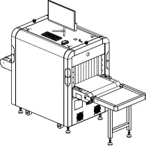 Fabrika fiyat ZA5030A AI yapay zeka havaalanı güvenlik X Ray bagaj bagaj tarayıcı makinesi