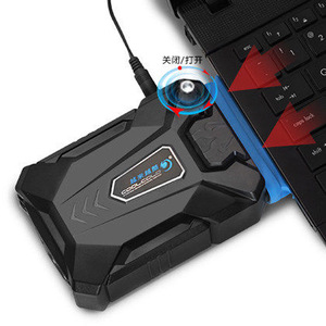 คูลคูล แล็ปท็อป คูลเลอร์ 175x82x50 มม. แผ่นทำความเย็นแบบดูดด้านข้างแบบ USB สำหรับโน้ตบุ๊ก - Product Image 2