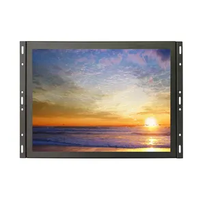 10 inç dokunmatik ekran açık çerçeve 12v lcd bilgisayar monitörü rezistif/kapasitif dokunmatik ekranlı