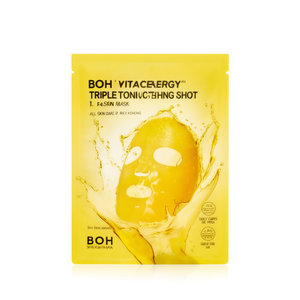 Mascarilla Facial BOH Vitacnergy Triple Toning Shot 1 ud. Para Todo Tipo de Piel, Cuidado Diario, Fórmula K-Beauty - Product Image 2
