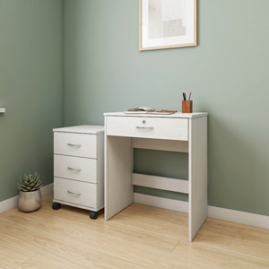 High Quality Wooden Office <b>Desk</b> Contemporary Design Commercial Furniture Malaysia Office Building 1307 SILVER - Product Image 2