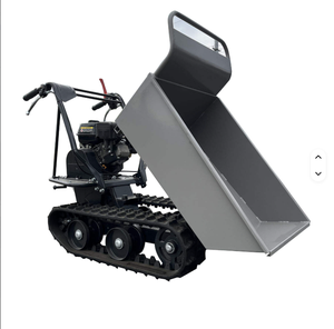 Mini-dumper sur chenilles, outils agricoles, chariot <span class=keywords><strong>à</strong></span> chenilles thermique robuste pour jardin, fabricant - Product Image 4