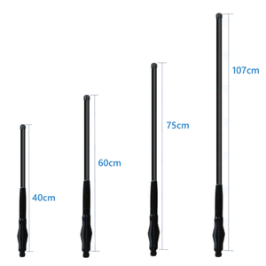 เสาอากาศไฟเบอร์กลาสแบบสปริงขนาดใหญ่ 4780 1.1 เมตร 4x4 ออฟโรด สำหรับ VHF UHF V/U  แบบสปริงบาร์เรล รับน้ำหนักได้มาก - Product Image 3