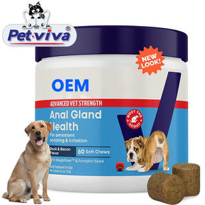 חטיפי לעיסה רכים של בלוטות אנאליות עם דלעת לכלבים, אנזימי עיכול, פרוביוטיקה, סיבים תזונתיים, תוסף תזונה לכלבים, בוט דה סקוט - Product Image 1
