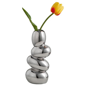Stile nordico di lusso in ceramica vaso di ciottoli ornamenti creativo ingresso Desktop per la casa soggiorno in ceramica in porcellana <span class=keywords><strong>vasi</strong></span>" - Product Image 5