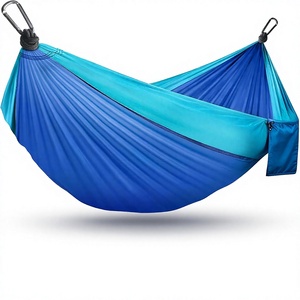 <span class=keywords><strong>Hamaca</strong></span> de Camping Ligera y Portátil, <span class=keywords><strong>Hamaca</strong></span> de Paracaídas con Dos Correas para Árboles, Columpio de Viaje Individual/Doble, Esenciales para Exteriores de Nailon, 3m - Product Image 1