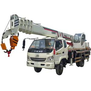 Cheap price hino truck with mounted hydraulic crane mobile qty8tyellow truck crane mobile crane for 8ton qty8t and construction