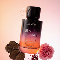 KOSY MOSY Chroma Party Cherry Amber EDP 100ml Unisexe Floral Frais Lait Parfum Longue Durée Usage Quotidien Flacon Dégradé Vente en Gros