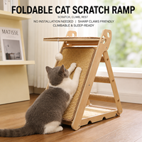 PETNORA Griffoir pour chat en sisal sans installation, pliable, résistant aux griffures et aux déchirures, pour Halloween et Noël