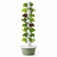 Tour de culture hydroponique certifiée CE à 9 niveaux, avec prises standard AU/US/EU/UK, pour jardin vertical intérieur/extérieur, idéale pour la culture de légumes.