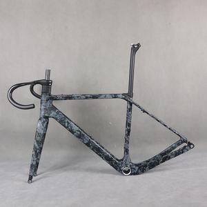 Water Ripple GR048 Fibra de carbono T1000 T4 700X50C Frameset Sistema de freno de disco de cable oculto completo para bicicletas de carretera Ciclismo de grava - Product Image 1