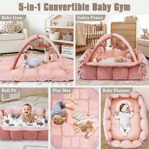 Alfombra de Actividades para Bebés, Alfombra de Gimnasio con Volumen Ajustable para el Desarrollo Sensorial y Motor de los Bebés - Product Image 2