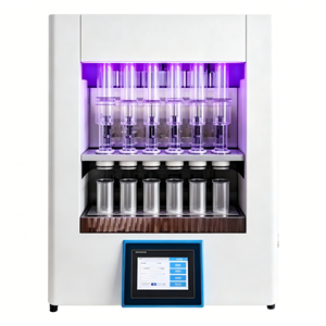 <span class=keywords><strong>Extracteur</strong></span> Soxhlet automatique pour tests alimentaires et de fourrages, analyseur de graisse à 6 lots avec condenseur refroidi par <span class=keywords><strong>air</strong></span> et canaux en PTFE - Product Image 4