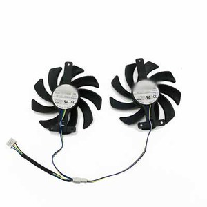 พัดลมระบายความร้อนสำหรับการ์ดจอ,PVA080E12R DC 12V 0.5A <span class=keywords><strong>RX</strong></span> 5500 <span class=keywords><strong>XT</strong></span> GPU พัดลมระบายความร้อนสำหรับ <span class=keywords><strong>RX</strong></span> <span class=keywords><strong>570</strong></span> 590 5500XT 5600XT - Product Image 2