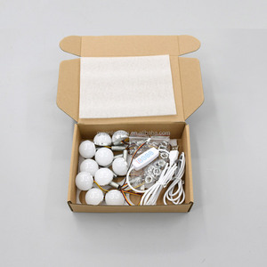 Lot <span class=keywords><strong>de</strong></span> 12 ampoules LED pour miroir <span class=keywords><strong>de</strong></span> maquillage, blanc chaud, blanc réglable, tricolore, 34 mm, demi-miroir, <span class=keywords><strong>ampoule</strong></span> USB, éclairage frontal <span class=keywords><strong>de</strong></span> miroir à intensité variable - Product Image 6