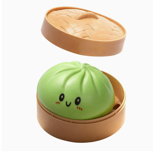 Juguete Sensorial Antiestrés de Peluche con Forma de Bollo al Vapor, de Rebote Lento <span class=keywords><strong>y</strong></span> Realista, Caja Sorpresa con Expresiones, para Niños - Product Image 2
