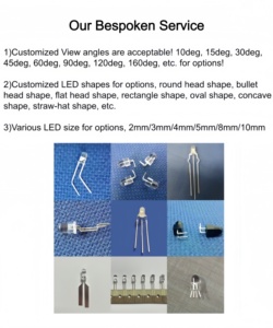LED DIP Rosso 5mm 620-630nm 12000mcd con Lente Trasparente 30 °   Diodo LED ad Alta Luminosità per Semafori - Product Image 6