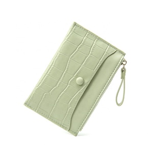 Portefeuille pour femme en cuir PU avec fermeture éclair, motif bonbon, porte-cartes, couleur personnalisable - Product Image 3