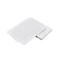 Kartu Bisnis RFID Tahan Air NFC dengan Mini Tag Chip NTAG213 NTAG215 NTAG216 13.56MHz PVC Putih untuk Pembayaran Keanggotaan Hotel