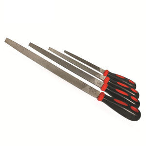 Jeu de limes plates en métal avec poignée en plastique pour outils de quincaillerie de bonne qualité - Product Image 5