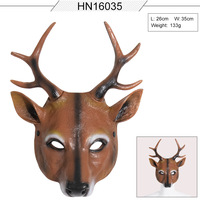 Vente chaude Halloween Party Maquillage Costumes Props Simulation PU Mousse Cerf Masque