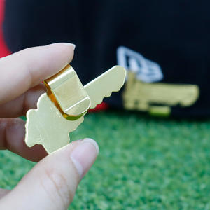 कस्टम धातु एनमेल टोपी पिन गोल्फ बेसबॉल टोपी ब्रेम क्लिप के साथ श्रृंखला फ्रेम पिन सीमा - Product Image 1