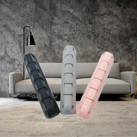 Organisateur de câbles multifonctionnel en silicone pour bureau, gestion des câbles, adhésif universel, enrouleur de câbles USB, rangement à domicile, table, mur