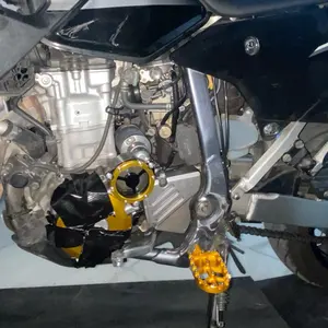 CNC Starter, untuk SUZUKI <span class=keywords><strong>DR</strong></span>-Z 400/E/S/SM DRZ400SM DRZ400S DRZ LTZ LTR 450 Aksesori tutup Crankcase sepeda motor - Product Image 3