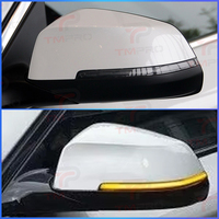TMPRO - Intermitente LED Dinámico para Espejo Lateral para BMW Serie 5 F10 F11 F07 F18/Serie 7 F01 F02, Indicador de Señal de Giro Secuencial Ámbar