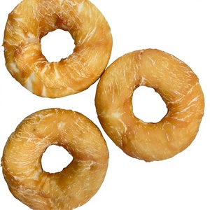 Friandises pour chiens OEM : Donuts à la viande de poulet enveloppés de peau de bœuf, à haute teneur en protéines, pour toutes les générations, 200g - Product Image 4