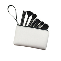 Pochettes en néoprène avec Logo personnalisé, sac à main, sac de cartes d'identité et de crédit, avec sangle, pièces