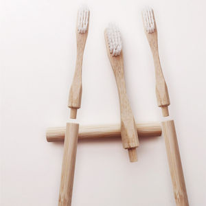 <span class=keywords><strong>Brosse</strong></span> à dents en bambou biodégradable avec tête remplaçable, <span class=keywords><strong>brosse</strong></span> à dents en bambou au charbon de bois avec tête interchangeable - Product Image 1