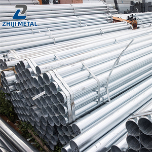 צינור עגול פלדה חלקה מגולוון-astm a53/a106, אבץ חם טבל מצופה, לבנייה & אינסטלציה - Product Image 2