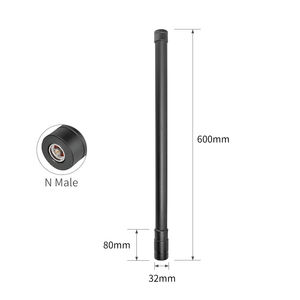 Antena antidrones de fibra de vidrio Lora omnidireccional de alta ganancia en forma de micrófono 433MHz/900MHz/1,2G/1,4G/1,5G/2,4G/5,2G/5,8G - Product Image 3