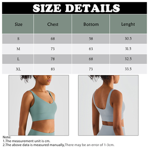 Soutien-gorge de sport léger pour <span class=keywords><strong>femme</strong></span> en nylon et élasthanne, col en V, dos en U, respirant, idéal pour le yoga - Product Image 4