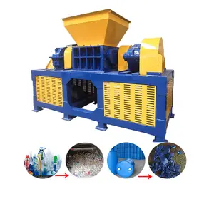 Small plastic waste recycling shredder Plastic film shredder