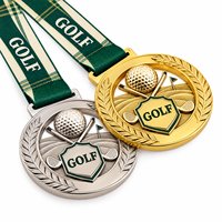 Médailles personnalisées en or, argent, cuivre, impression UV 3D, alliage de zinc, médailles sportives personnalisées pour championnat de baseball avec ruban