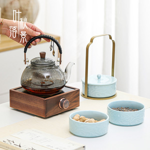 High Borosilicate Glass Teapot With Lid And Handle Heat Resistant For Home Use Electric Ceramic Stove New Chinese Style - Product Image 3