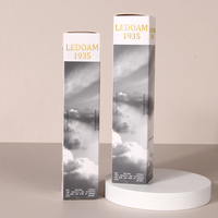 Kotak Kertas Kemasan Kosmetik Kecil Putih dengan Logo Anda Sendiri, Cetak Logo Mewah untuk Perawatan Kulit, Serum, dan Parfum