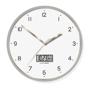 Đồng Hồ Treo Tường Trang Trí Màn Hình Lcd Kỹ Thuật Số Hiện Đại Sang Trọng 14 Inch Đồng Hồ Tùy Chỉnh Bằng Nhựa Không Ồn Logo Tùy Chỉnh Cho Phòng Khách - Product Image 3