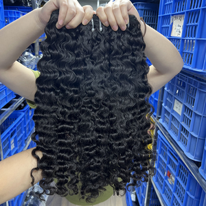 Extensions de Cheveux Humains Bruts Bouclés Birmans Double Drawn en Gros, 12-28 pouces, en Stock - Product Image 6