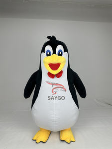 Costume <span class=keywords><strong>de</strong></span> mascotte gonflable pingouin, jouets d'usine, costume <span class=keywords><strong>de</strong></span> mascotte gonflable en peluche douce pour animaux - Product Image 5