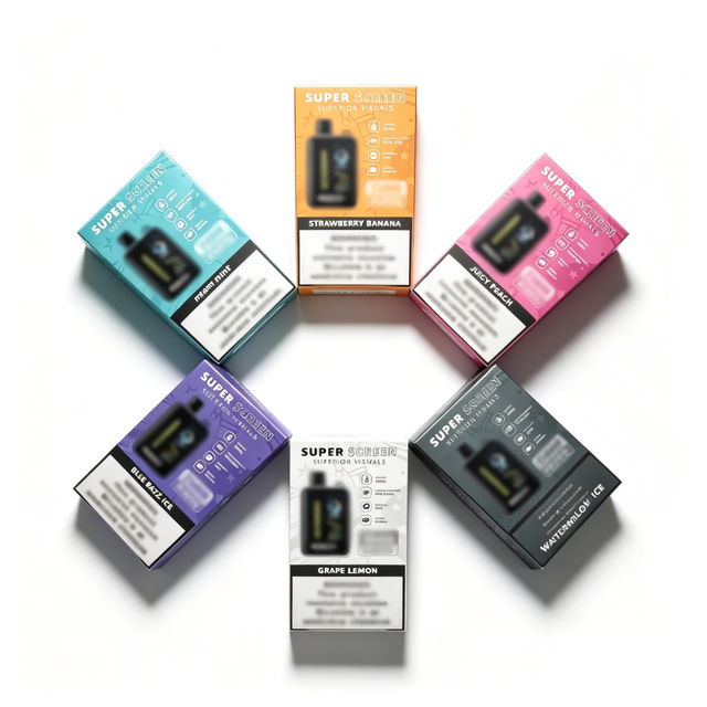 OEM ODM High Quality Durable Display Pack Box for Disposable 1g 2g Cartridge Paper Box with Custom Design