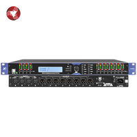 Procesador de Altavoces DSP Digital de 4 Entradas y 8 Salidas con Software de Retardo y Ecualizador Sistema de Sonido para Gestión de Audio